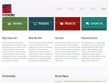Tablet Screenshot of iomediagroup.com
